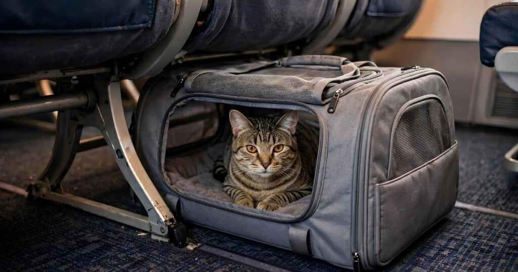 how to fly with your cat