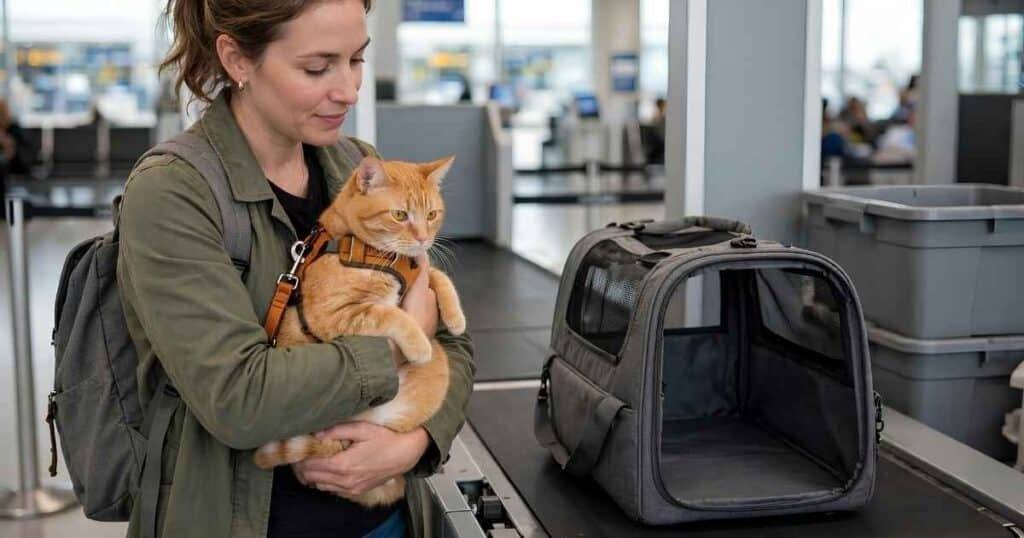 how to fly with your cat